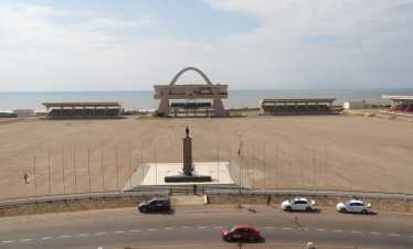Independence Square with open parade grounds under blue sky