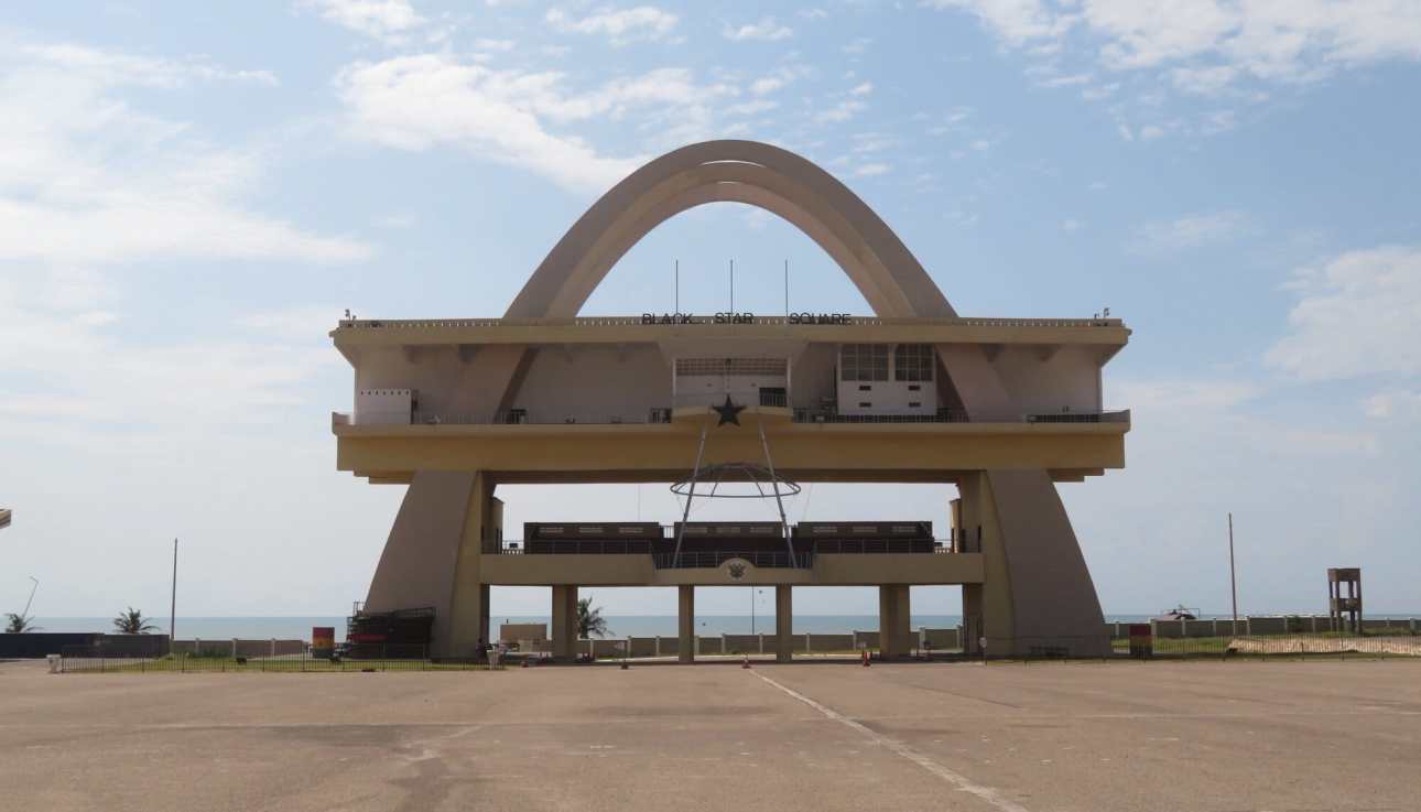 Modern Oceanview Chapel at Labadi Beach, Ghana for scenic wedding destinations.
