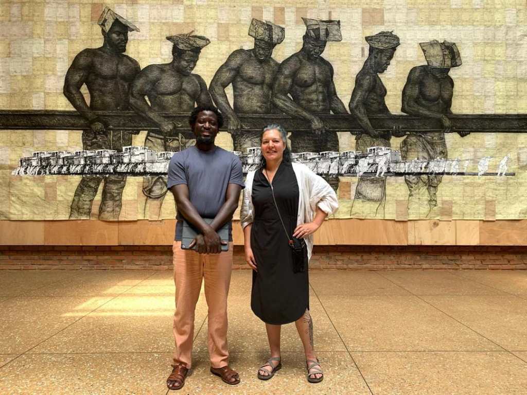 Traditional art and craft center in Tamale, Northern Ghana, featuring handmade cultural items during a cultural tour with Timeh Tours