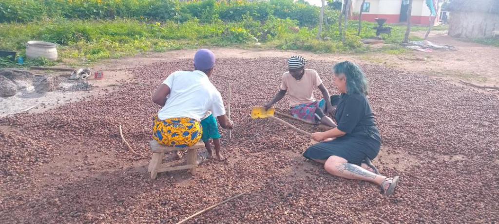 Local community life experience in Northern Ghana showing daily activities and cultural interactions during a guided cultural tour with Timeh Tours