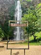 Wli Waterfalls, the highest waterfall in Ghana, surrounded by lush forest and natural scenery