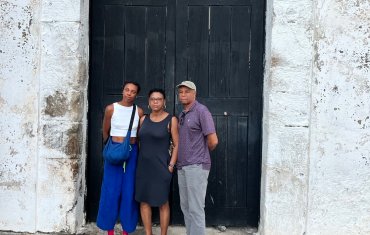 Historic slave trade castle in Ghana used during the transatlantic slave trade, visited during a heritage tour with Timeh Tours